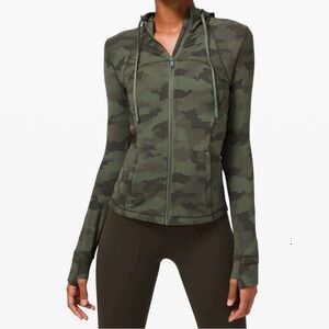 Lululemon Athletica Green Camo Hoodie